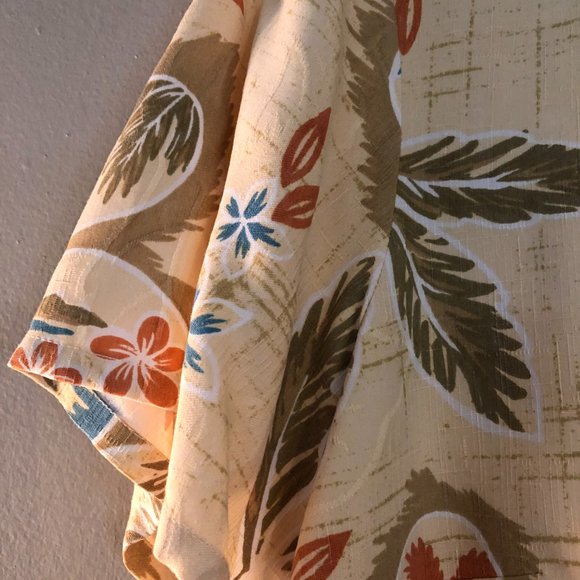 Tommy Bahama women's New light yellow Silk top Size XL 16 - Picture 5 of 8